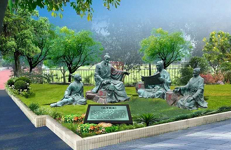 卢氏县文峪中学景观文化建设